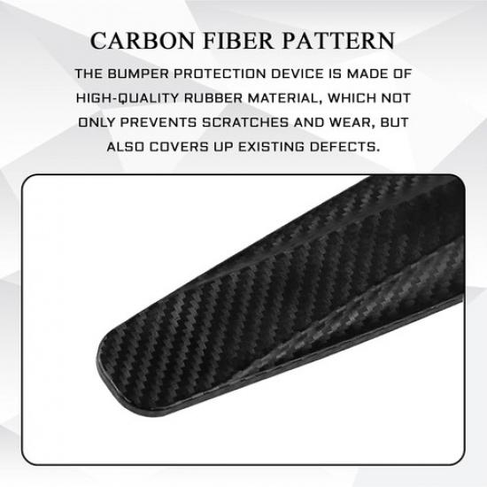 2PCS Car Bumper Guard Strip, Scratch-Resistant Anti-Collision Patch, Rubber