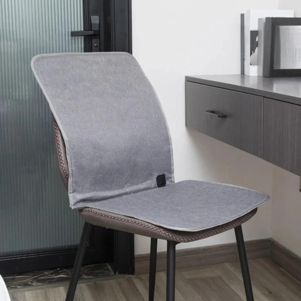 Car Seat Heater Pillow 12V USB with Separate Heating Zones for Back and Hips Adjustable Three Temperature Levels
