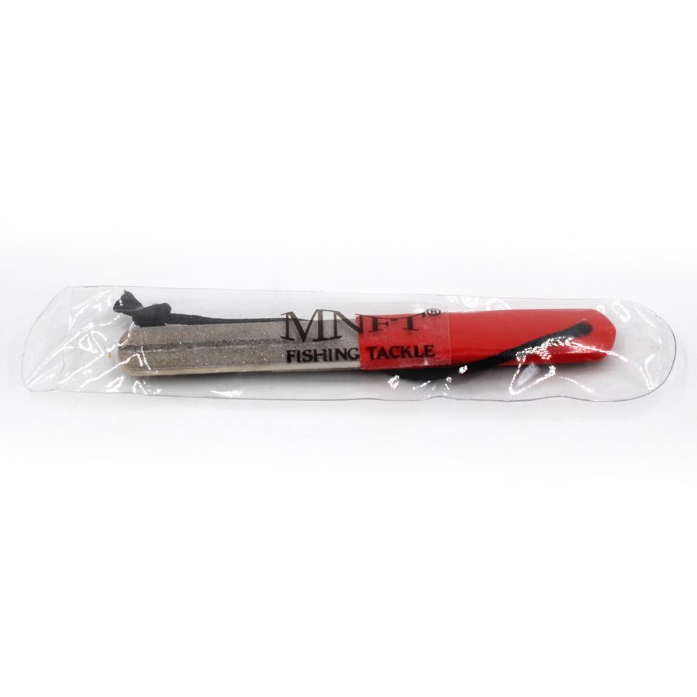 MNFT 2 Pcs/Lot Double Side Good Quality Fishing Flies Hook Hone Fly Fishing Hook Sharpening Tool Hooks Sharpener Hone