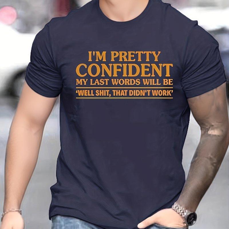 100% Cotton Men Oversized T-Shirt Print Men's Graphic Design O-Neck T Shirt Casual Comfy Tees Tshirts for Summer Men's Tops