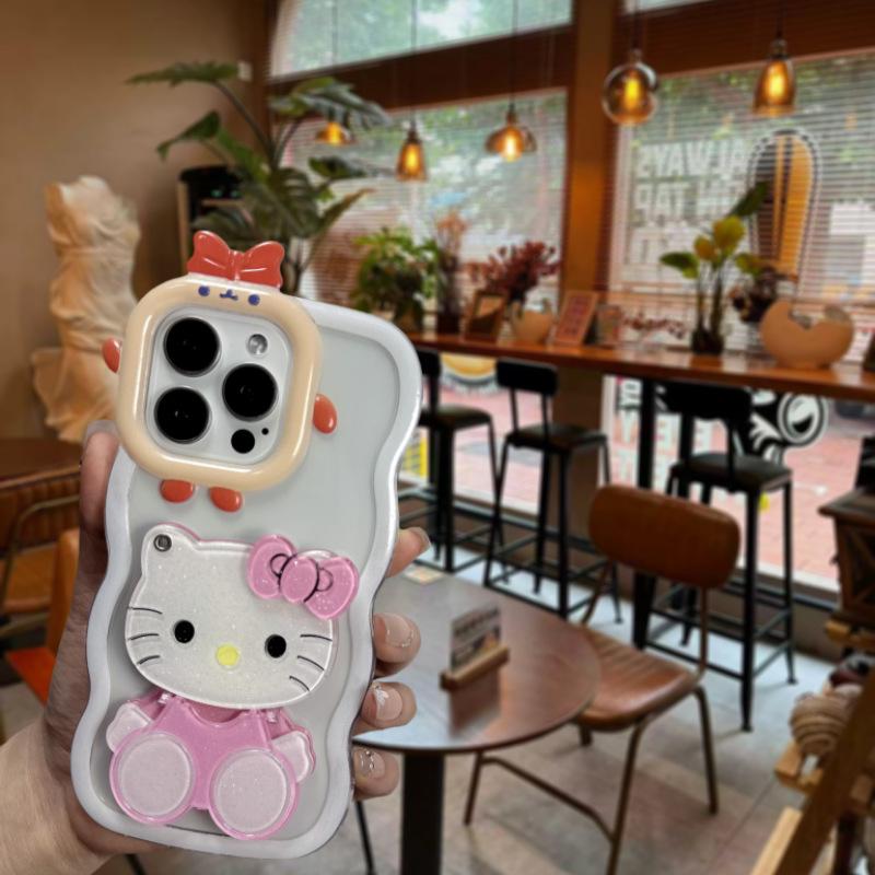 TEMU/Xiyin Phone Case Holder with Makeup Mirror for 13/17PROMAX