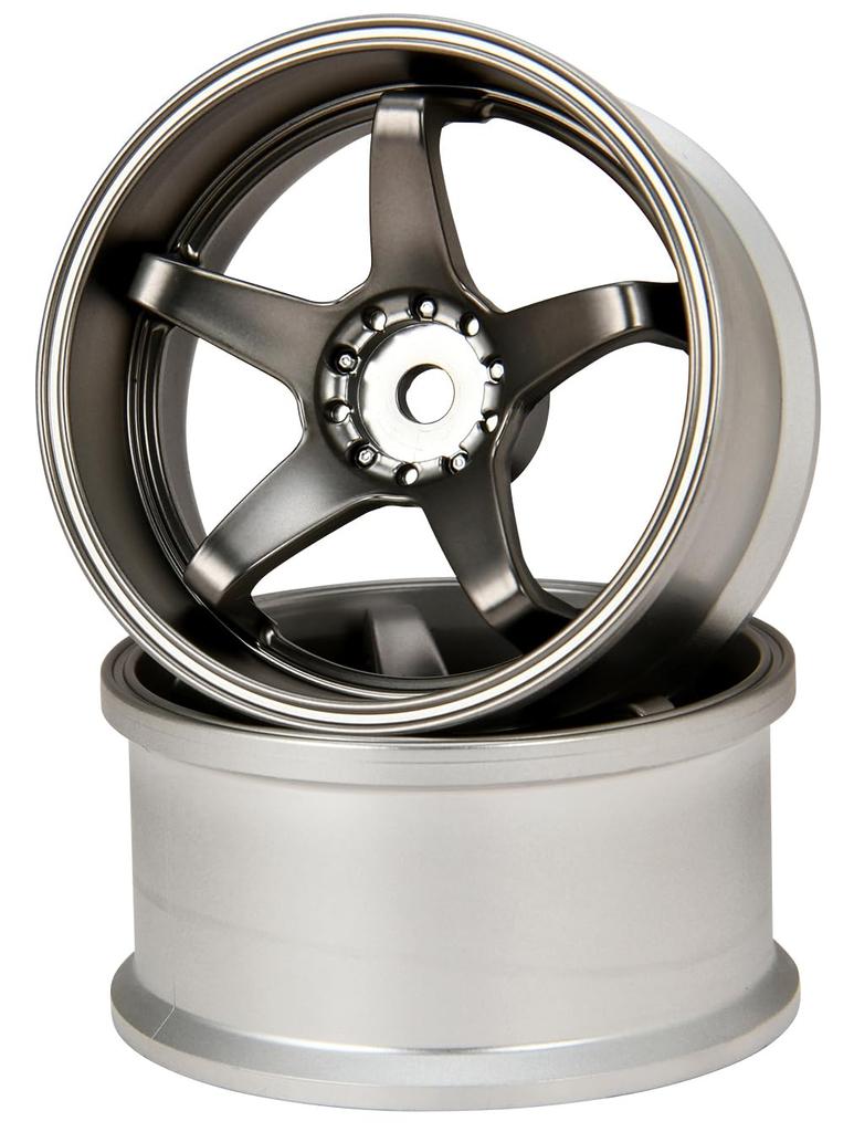 Drift Stříbrné Kolo Auta GD044 Oficiální Japonský Produkt Kolo G-Force Typ N/+6/Titan R/C