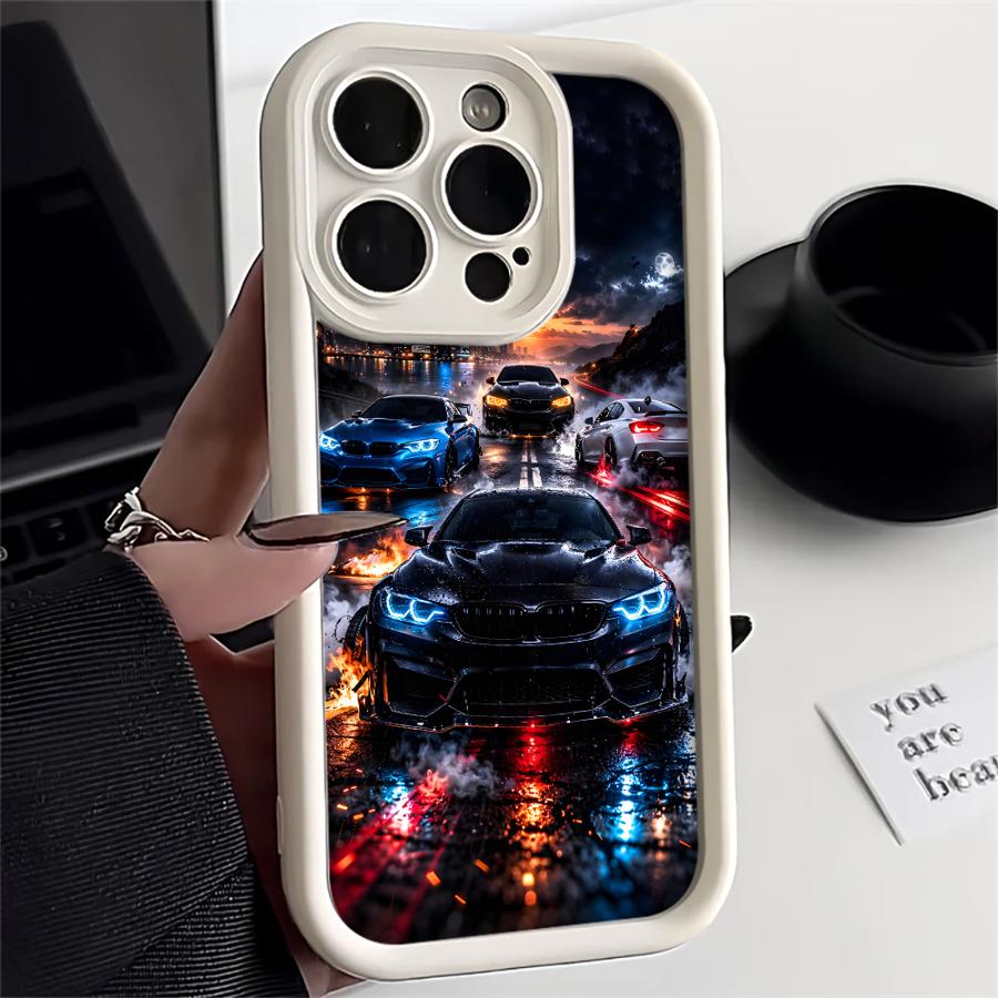 Luxury Supercar Case for iPhone 17 Pro Max 16 17e 11 12 Pro Air 14 15 Plus 13 Phone Cover