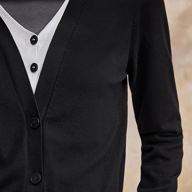 Women's French Style Faux Two-piece Knit Cardigan