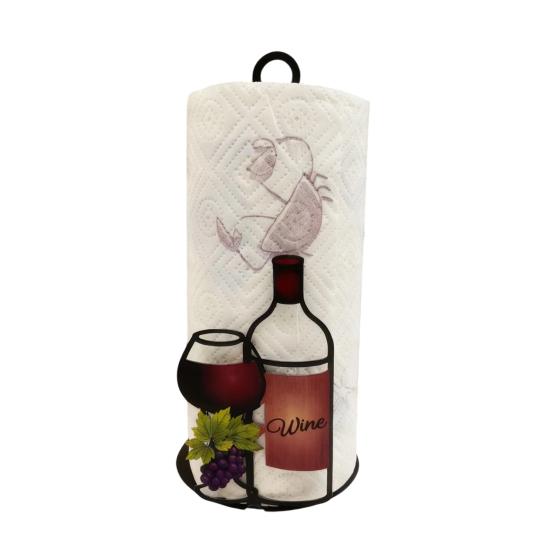

Paper Towel Holder with Cute Pattern Design Kitchen Paper Roll Stand No Assembly Needed Kitchen Organizer