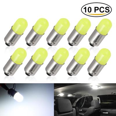 10Pcs BA9S LED T4W H6W Led-lampe Canbus Auto Innen Licht Auto Keil Marker Dome Lampe Lesen Tür Licht 6000K 12V