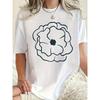 European Size Women's Short Sleeve Crew Neck T-Shirt - Summer & Spring Casual Blouse, Fit Casual Attire for Casual Outfits