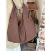 Casual corduroy women Shoulder bags Large capacity shopping bags for female big Totes Simple lady handbag Axillary bags bolsa