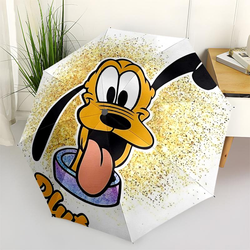 

Mickey and friends Themed Travel Umbrella-8 Ribs Automatic Opening and Closing, Portable Folding Design, Compact and Stylish Umbrella Suitab
