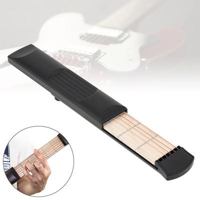 NEW Portable Pocket Guitar Practice 6 Tuning Instructors Pocket Guitar Beginner String and Chord Instructor Practice Tools