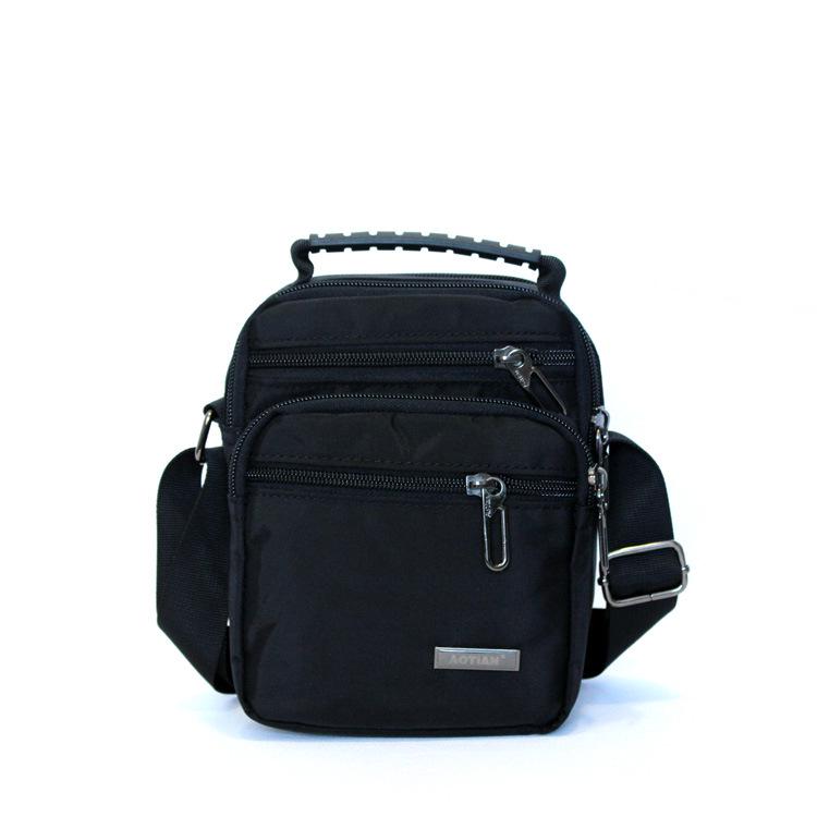Men's Waterproof Oxford Canvas Crossbody Small Backpack - Korean Style