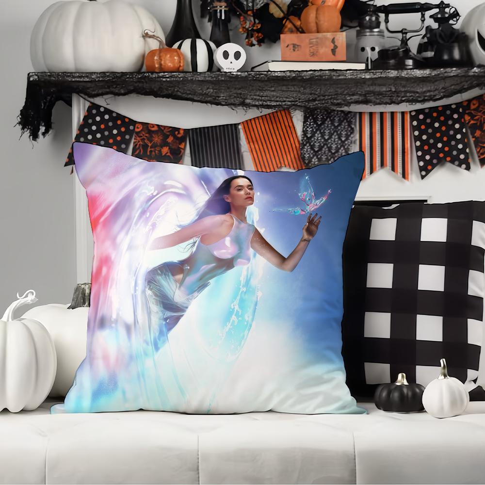 American Singer K-Katy P-Perry Pillow Case Office Cushions Suitable For Sofa Car Bedroom Decorative Cushion Cover