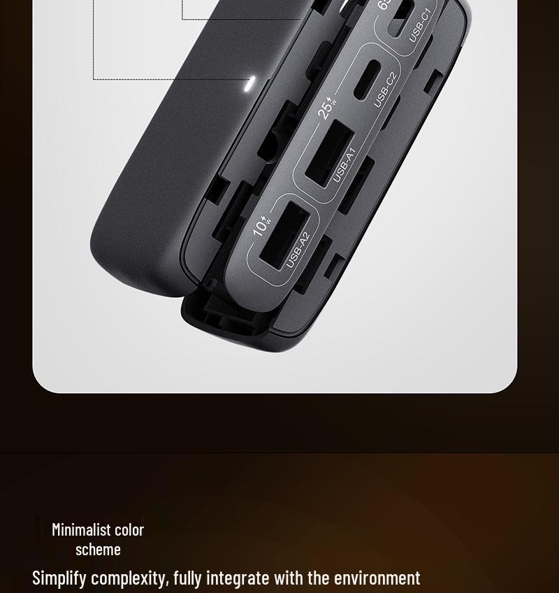 100W Type-C Fast Charging 4-Port Hub Dock for Laptops & Phones