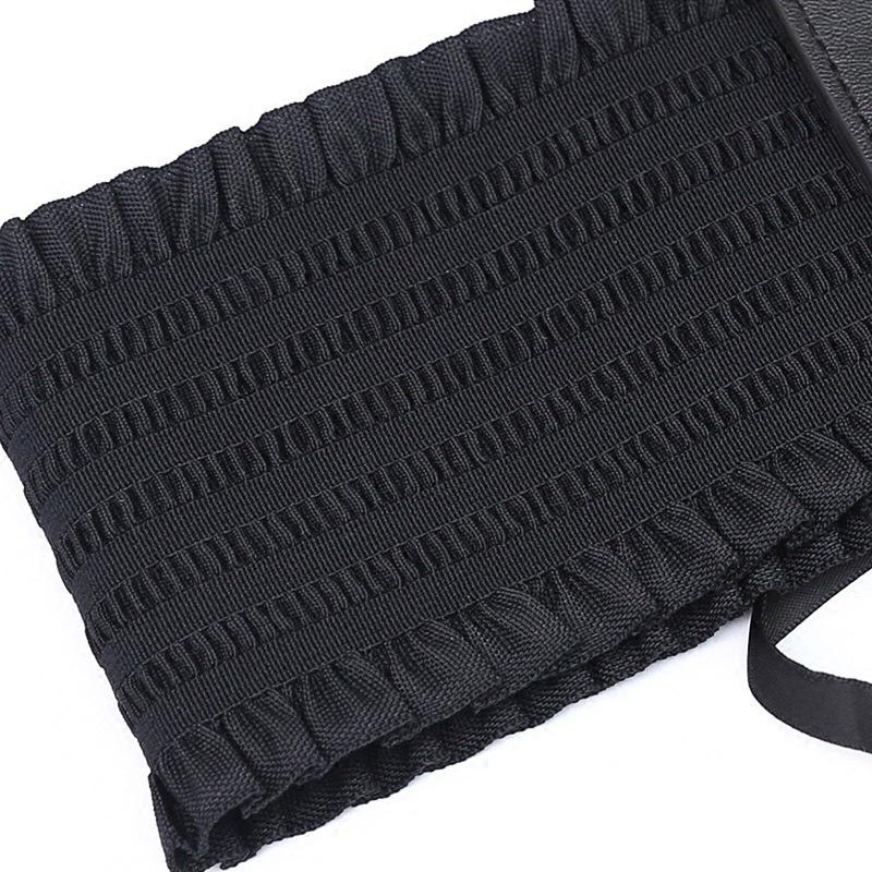 Dámská móda Strečový pásek Střapce Elastická přezka Široký korzetový pás