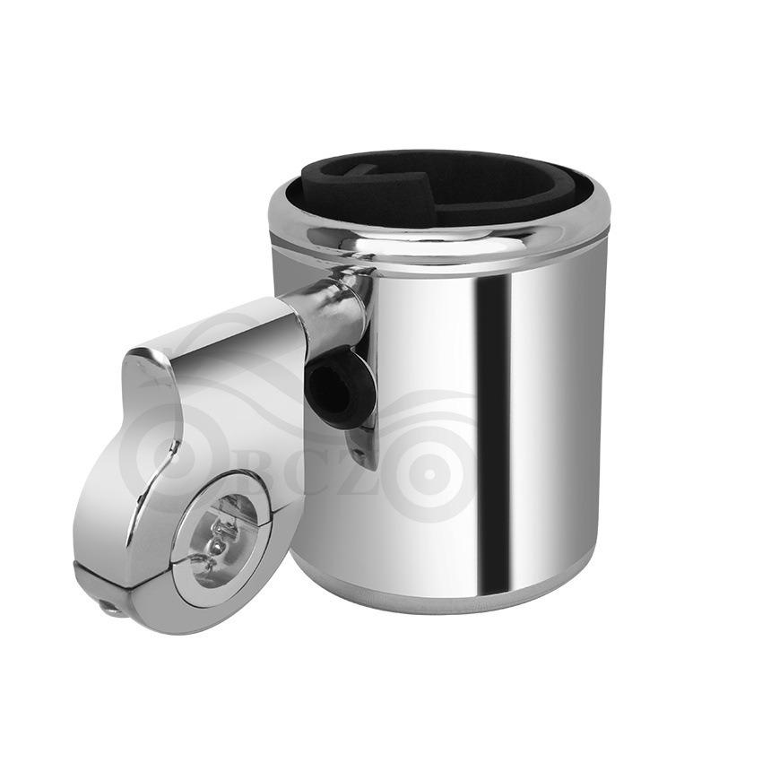 Universal Motorcycle Cup Holder Handlebar Adjustable Drink Bottle Aluminum For Harley Honda Yamaha Kawasaki Suzuki