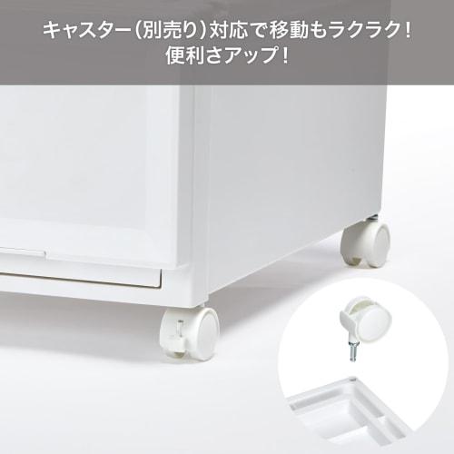 [.co.jp Exclusive] Tenma Fits Case Advance Storage Box, 45cm Wide x 55cm Deep x 20cm High, Closet Storage Case, Sagging-Resistant Clothing Case, Made