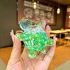 Turtle Ornament Lightweight Glow in Dark Shiny Turtle Figurine 30 Minutes After Light Exposure Glowing Statue Keychains Home Decor