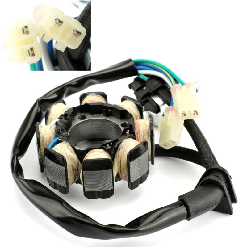 Authentic Motorcycle Generator Stator Coil Comp For Honda CRF250 CRF250R 2004-2009 CRF450R 2005-2007 31120-KRN-670