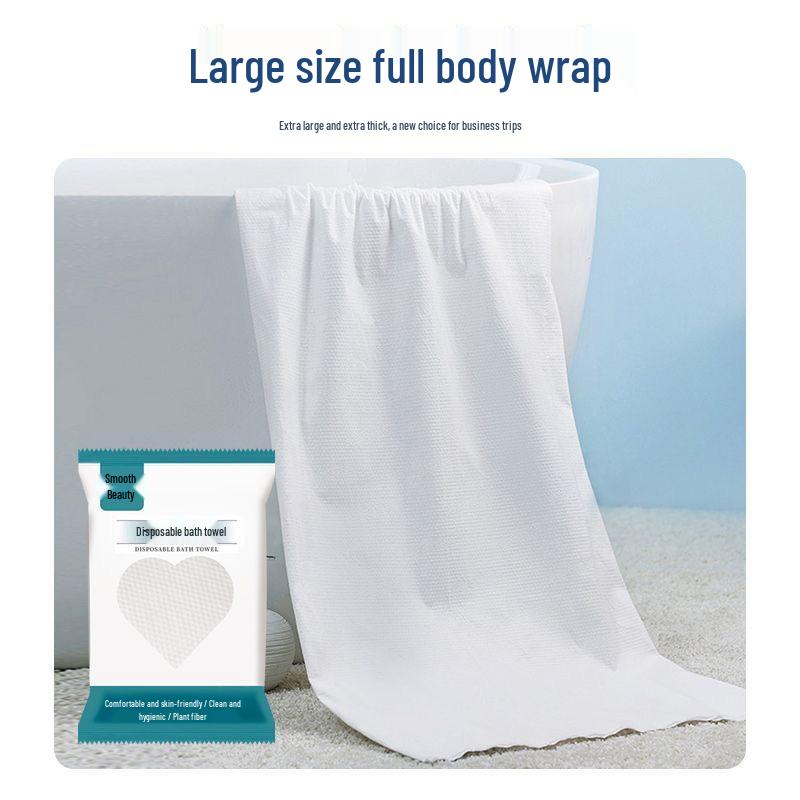 Thickened Disposable Bath & Face Towel Set for Travel, Individually Packaged