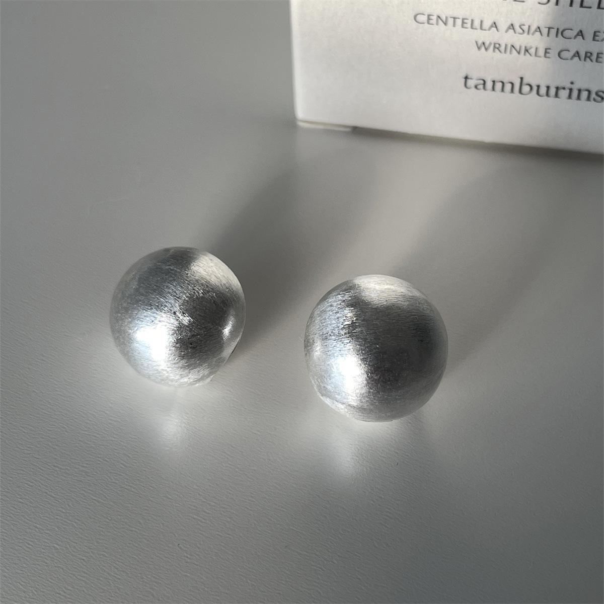 

Круглые серьги-иглы из серебра 925 пробы, женские, простые, маленькие, с пряжкой, холодный ветер, темперамент, гладкие, знаменитости из Интернета, ветряные серьги-гвоздики 925 silver needles