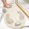 New style PVC toilet bathroom non-slip mat household bathroom grind stone floor mat shower room massage foot mat
