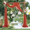 Cortina de pano de fundo ao ar livre densamente elástica casamento arco cortinas foto fotografia 2ftx18ft para cerimônia