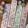 Guochao Ancient Style Creative PET Die-Cut Tape: Chinese Shell Light for DIY Landscaping and Journals.