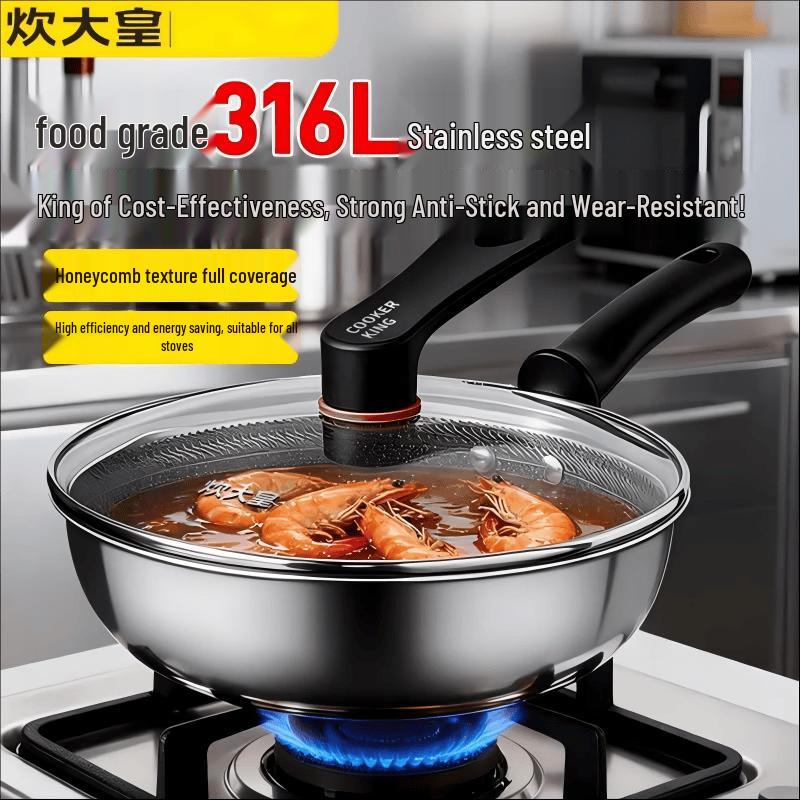 Cooker King 316 Stainless Steel Non-stick Frying Pan