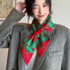 Korean Style Winter Knitted Scarves Jacquard Woolen Neckerchiefs Casual Women Scarf  Gifts