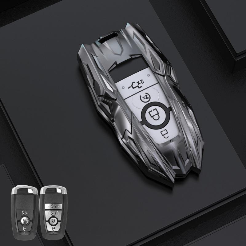 

Zinc Alloy Car Key Cover Case For Ford Maverick Focus Edge Explorer Expedition Everest Fusion Mondeo Mustang Remote Holder
