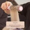 Barber Professional Round Blow Dry Brush, Professional Aluminum Tube Curly Hair  Cylinder Comb For Curly Hair Styling