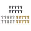 Tooyful 10PCS 5 Way 3 Way Guitar Switch Fixed Screws Nuts Guitar Replacement Black