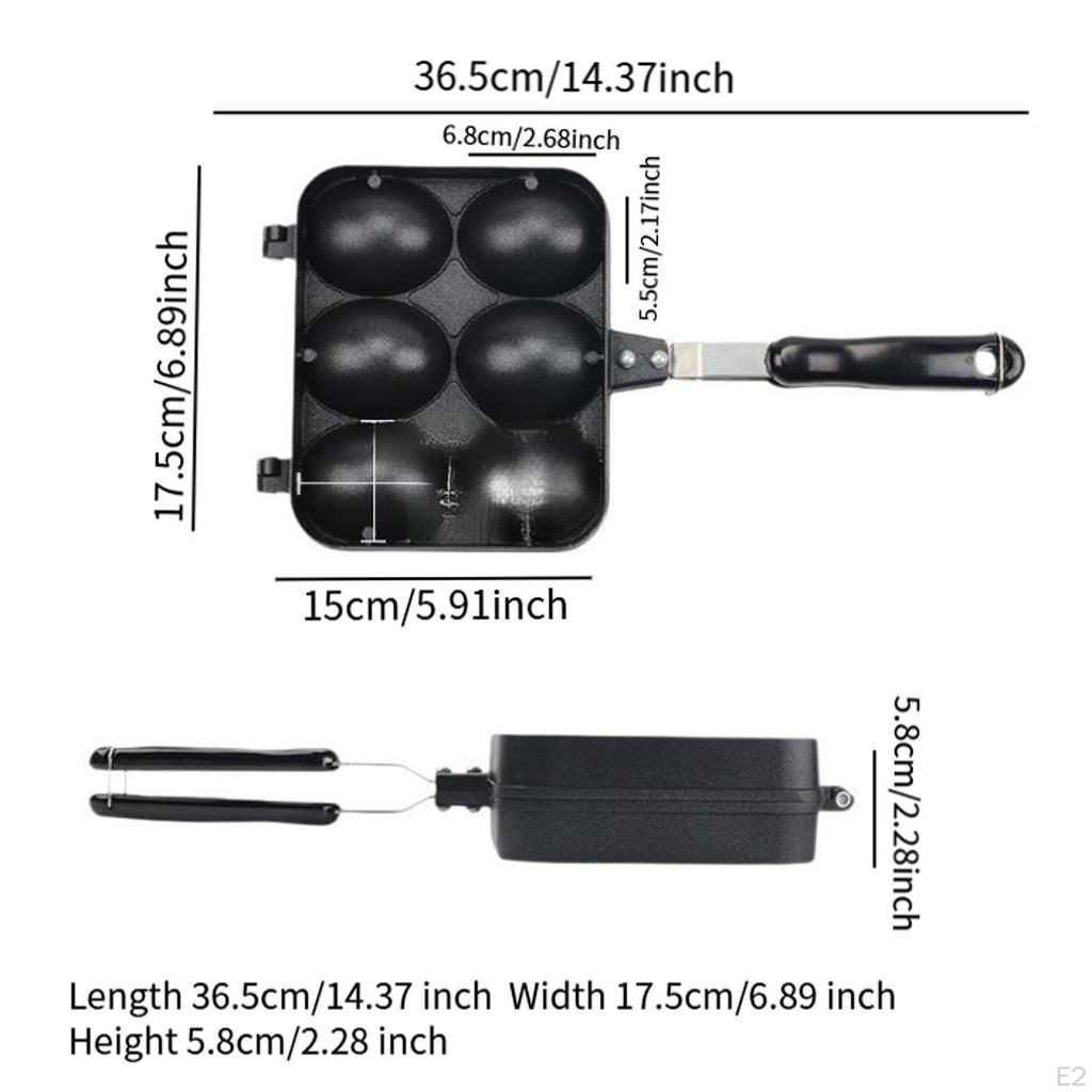 Grill Cake Pan Nonstick Baking Easy To Use Portable Cooking Mold Japanese Cuisine