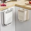 Foldable Kitchen Wall-Mounted Trash Bin - Large Capacity, Minimalist, Punch-Free Design