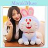 Plush Doraemon Rabbit Toy Cartoon Stuffed Doll Room Sofa Decoration Kids Gift