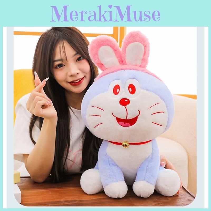Plush Doraemon Rabbit Toy Cartoon Stuffed Doll Room Sofa Decoration Kids Gift