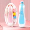 Multifunction Electric Baby Nail Trimmer Anti-scratch 6 Grinding Heads Toes Fingernail Cutter Portable Anti-clamping