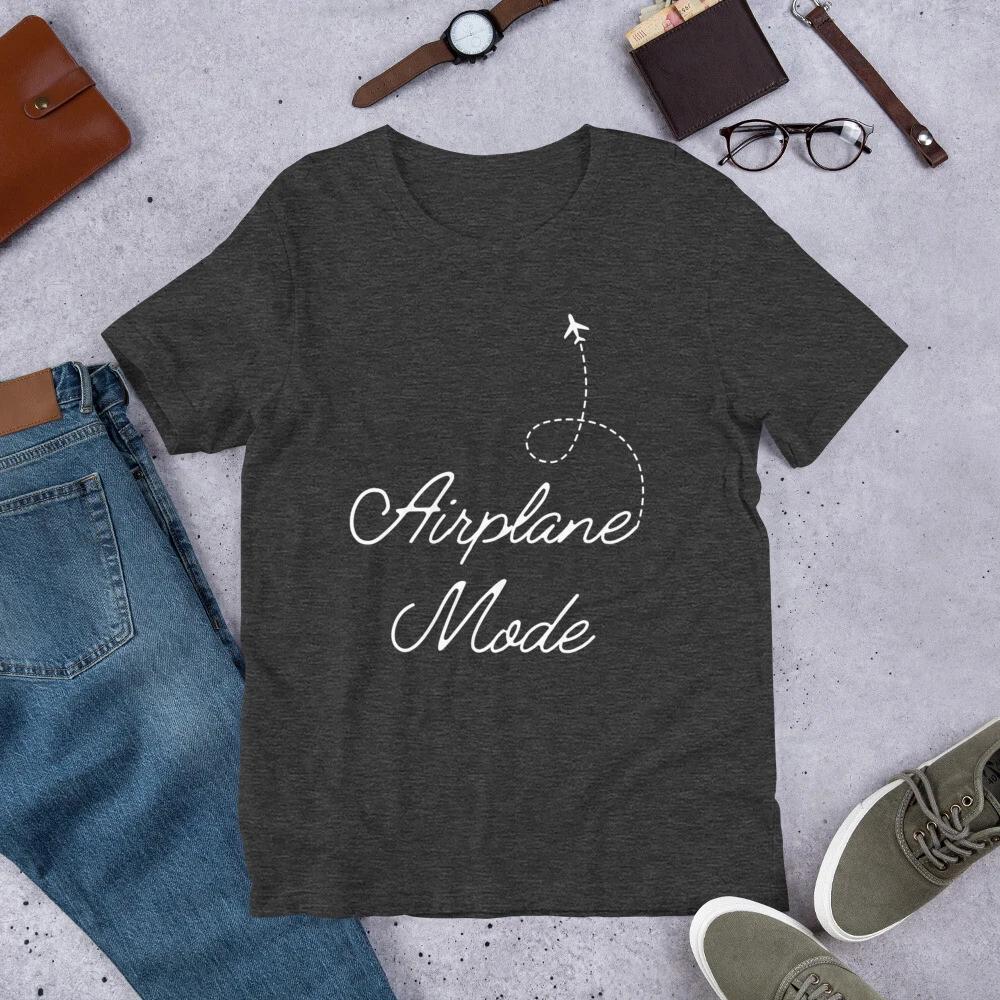 Adventurer Gift | Airplane Mode Tee | Vacay Mode Shirt | Travel Unisex t-shirt XL
