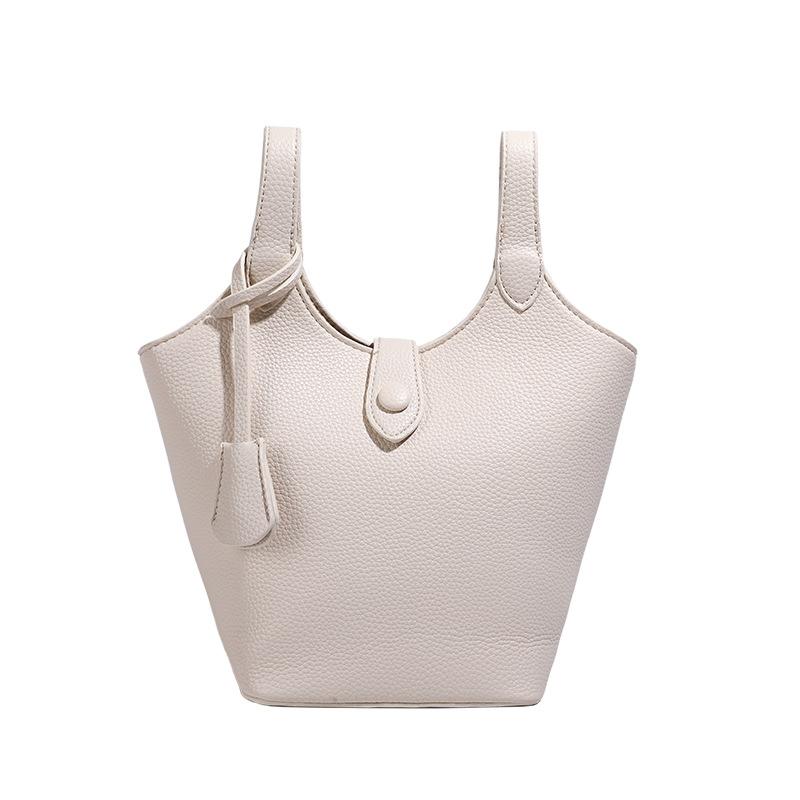 Fashionable Simple and Large-capacity Commuter Bag Bucket Bag Underarm Bag Single-shoulder Crossbody Bag
