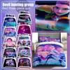Duvet Cover Printed With Christmas Decoration Super Soft Brushed Microfiber Double Bed Comfortable Set With Zipper Closure And 2 Pillowcases