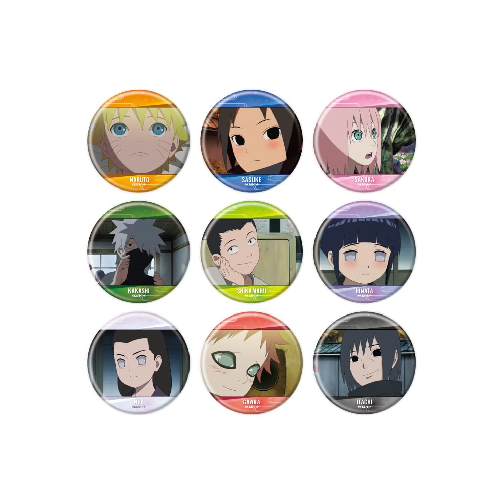 NARUTO Ураганные Хроники 19 [Сцена] Набор значков-пинов (Коробка из 9)