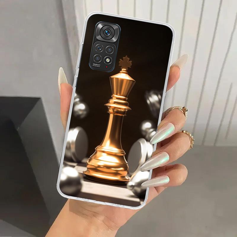 Competitive Chess Game Phone Case for Xiaomi Redmi Note Note 14 13 12S 12 11S 11 Pro Plus 11T 11E 10S 9 9S Soft Funda Print Shel