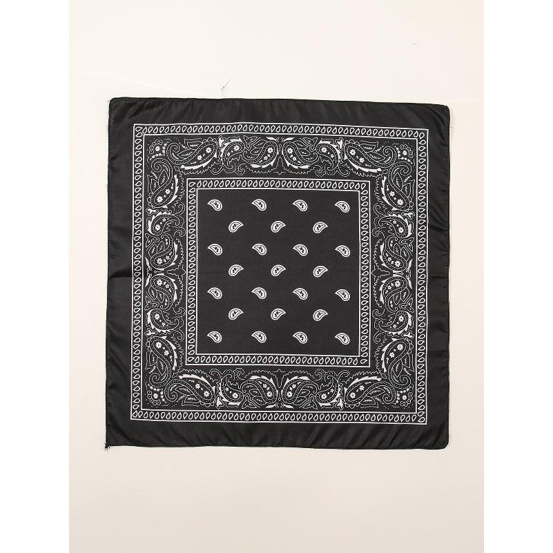 54cm*54cm Fashion Cotton Hip Hop Head Scarf Paisley Square Scarves Headwear Bandanna Hair Band Neck Wrist Wrap Band Accessories