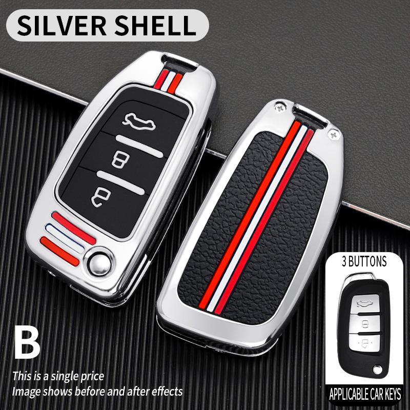 

Styling Mouldings New Alloy Car Key Case Cover for Geely Emgrand EC7 EC8 GC6 EC715 EC718 Emgrand7 EU7 EC7-RV EC718-RV 2015 2016
