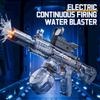 M416 Kids Electric Water Gun With Cool Light Long Range Automatic Continuous Shooting Squirt Gun Toy Children Summer Outdoor Toy