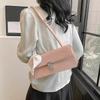 Borsa a tracolla da donna con sciarpa di seta retrò, borsa da viaggio casual, borsa a mano, borsa da donna con patta dal design minimalista