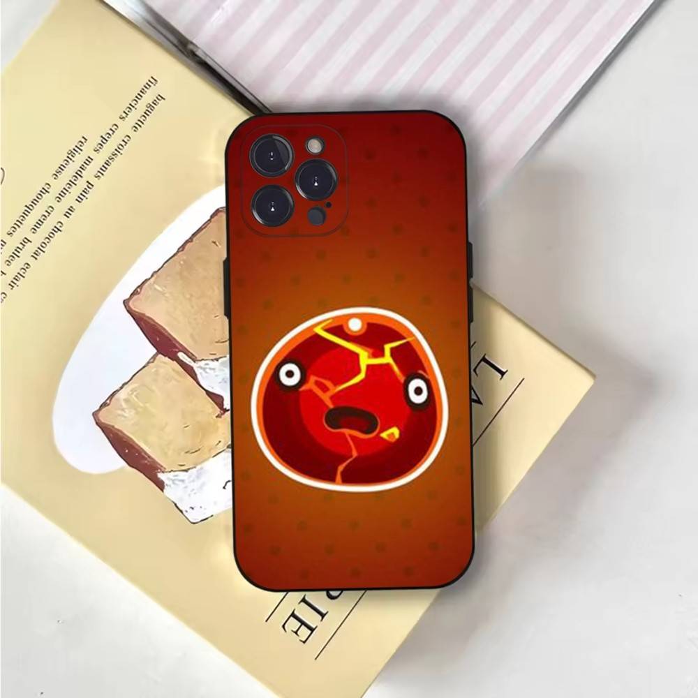 Game S-Slime Rancher Phone Case Phone Case For iPhone 16,15,14,13,12,11,Pro,X,XS,Max,XR,Plus,Mini Soft Black Cover