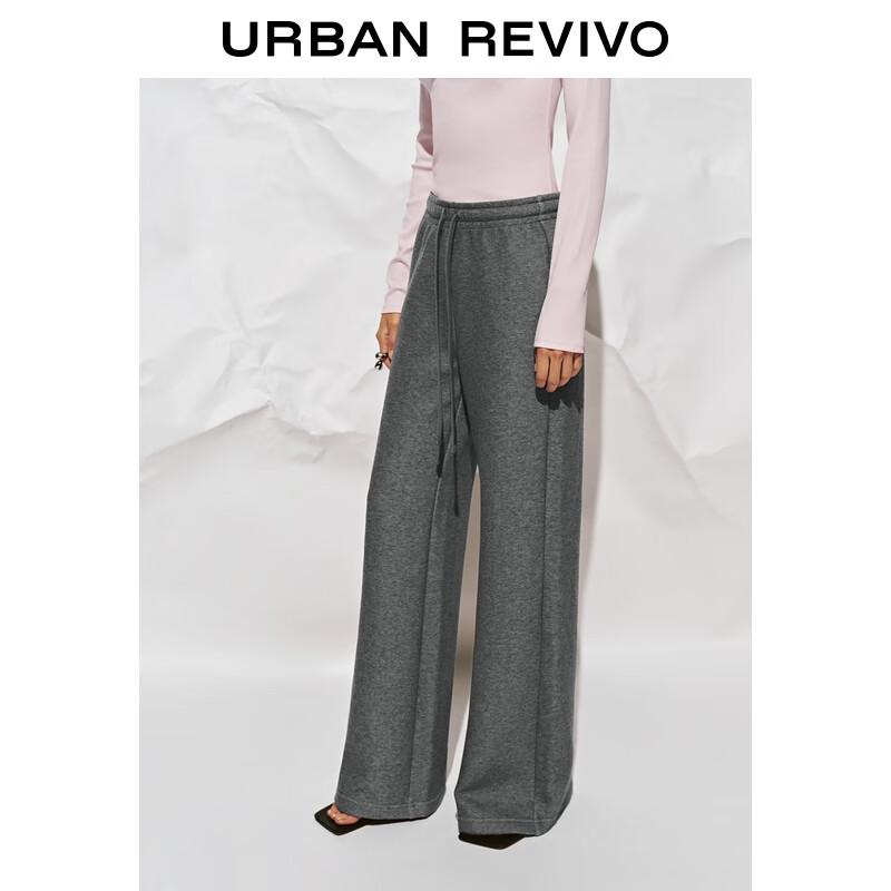 UR 2025 Autumn Women's Casual High-Waist Flared Pants