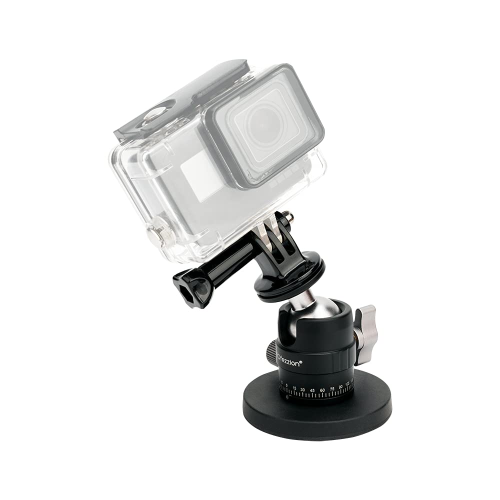 PROfezzion Magnetic Camera Stand Stand Tripod Head GoPro Magnetic Compatible with GoPro Hero Insta360 Ace Pro DJI Osmo Action Action Olympus Tough and