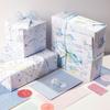 2 Pcs 50 X 70cm Colorful Ocean Marine Fish Wrapping Craft Paper Sheet for Decor Gifts Party Baby Kids Wrapping Paper